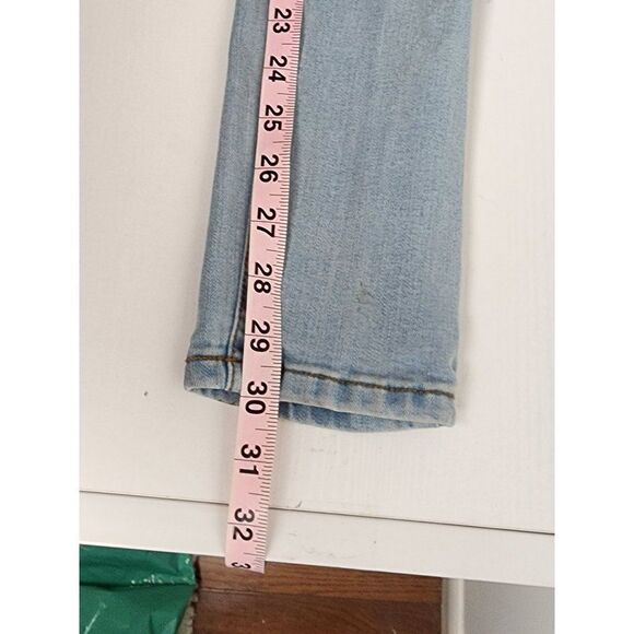 Kancan Distressed Rainbow Pocket, Skinny Size 7/27 Denim - Picture 5 of 9